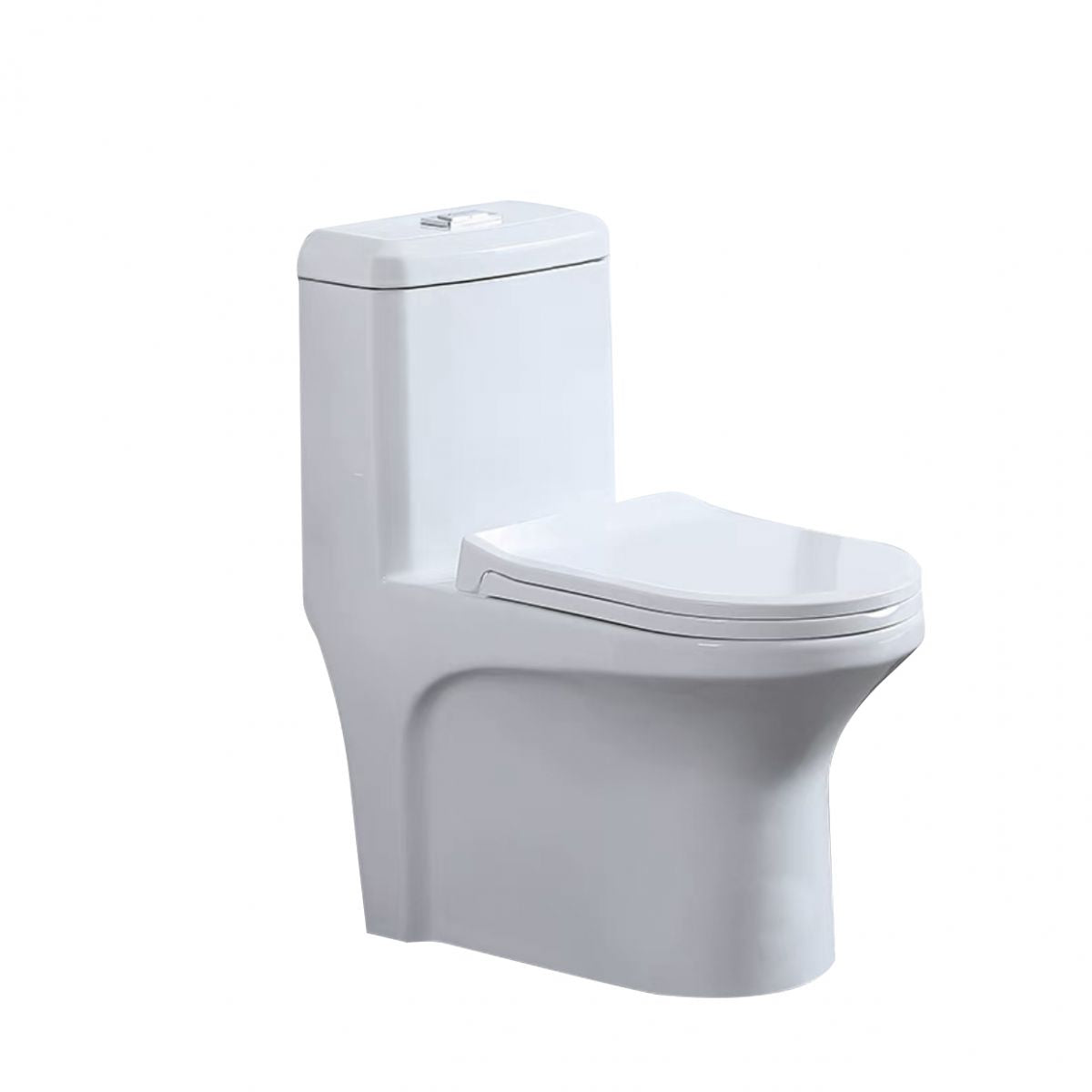 One-Piece Toilet Flush Toilet Floor Mounted UF Siphon Jet Toilet Bowl