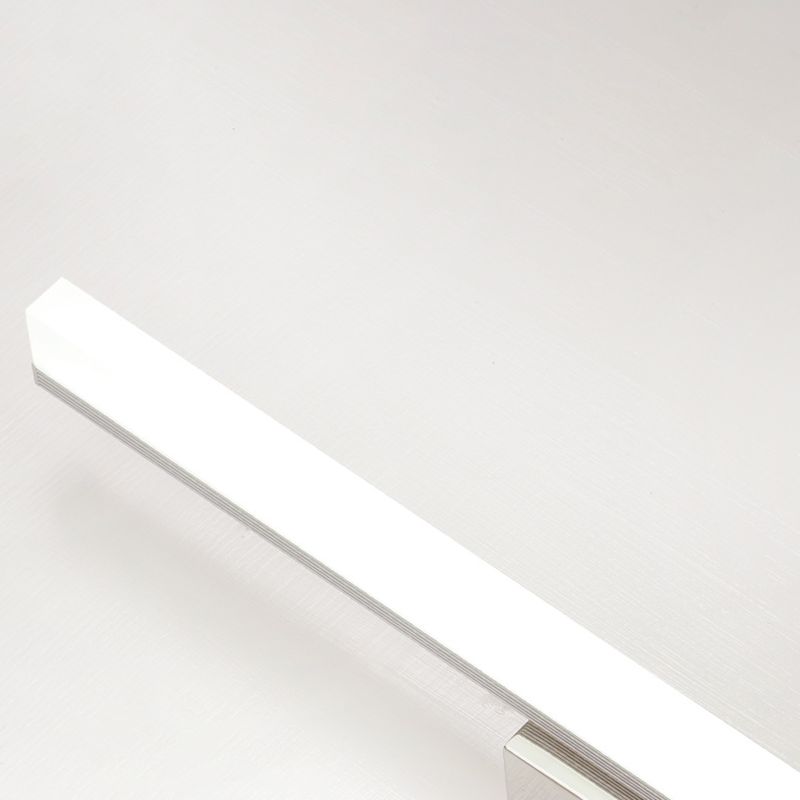 Adjustable Light Modern Minimalism Bathroom Vanity Light Linear LED Acrylic Vanity Lights in Chrome