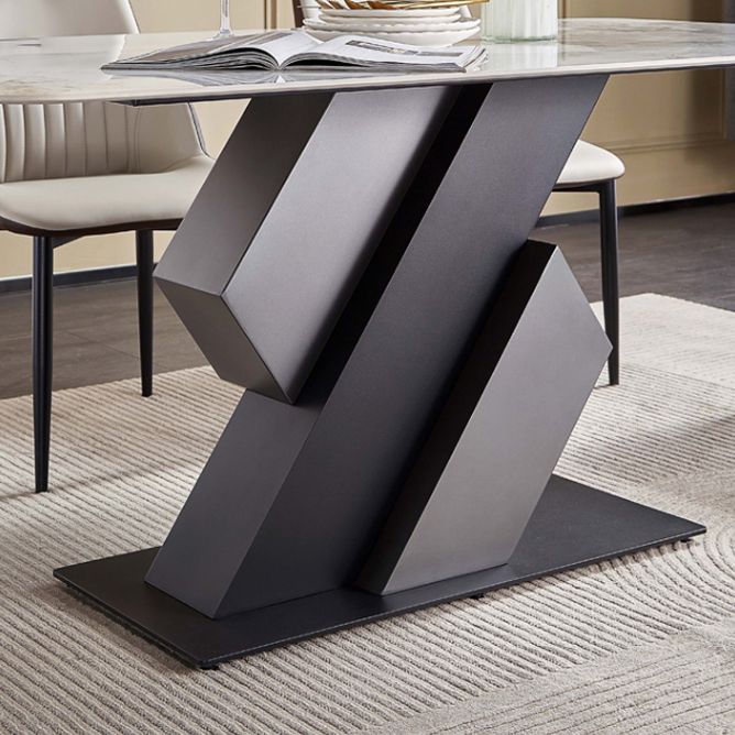 Modern Rectangle Dining Table Set 1/4/5/7 Pieces Dinette Set for Home