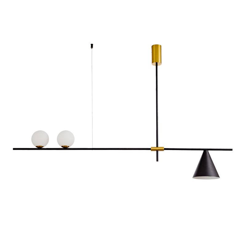 Contemporary Style Spherical Shape Island Lighting Glass Island Lighting Fixtures