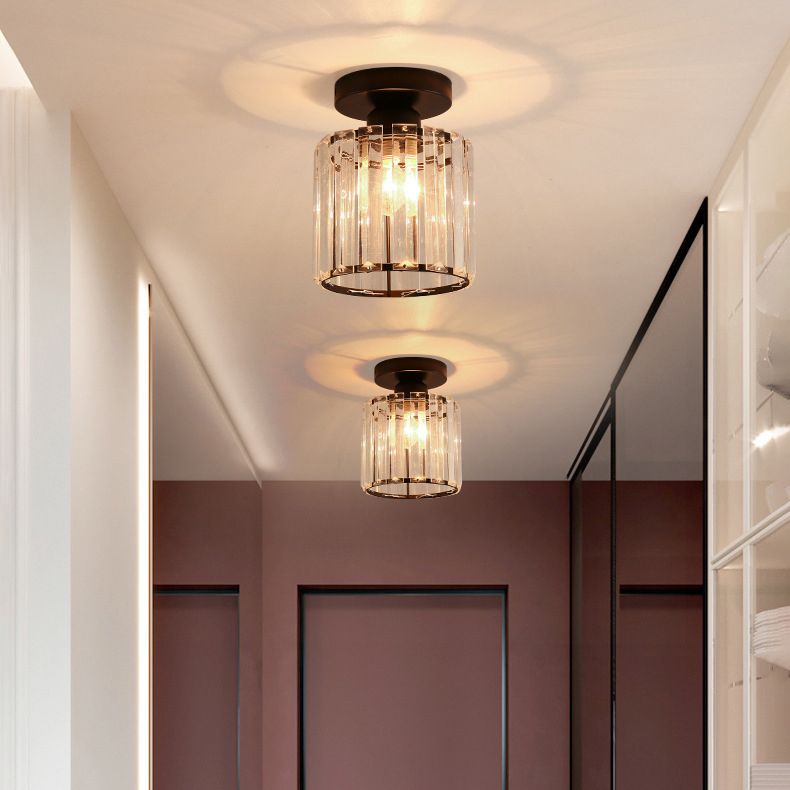 Moderne stijl geometrische halfverzonken verlichtingsarmaturen Kristal 1 lichtverlichtingsarmatuur