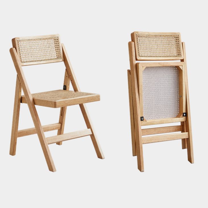 Silla de comedor de madera maciza de estilo moderno, silla de comedor con respaldo abierto y cocina