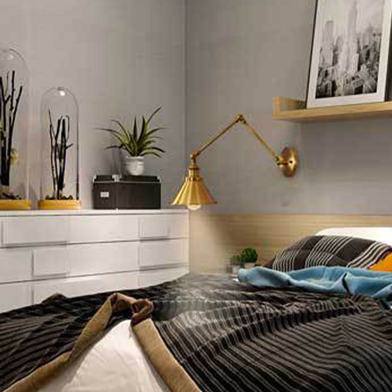 Gold Finish Verstellbares Armwand Licht einfach