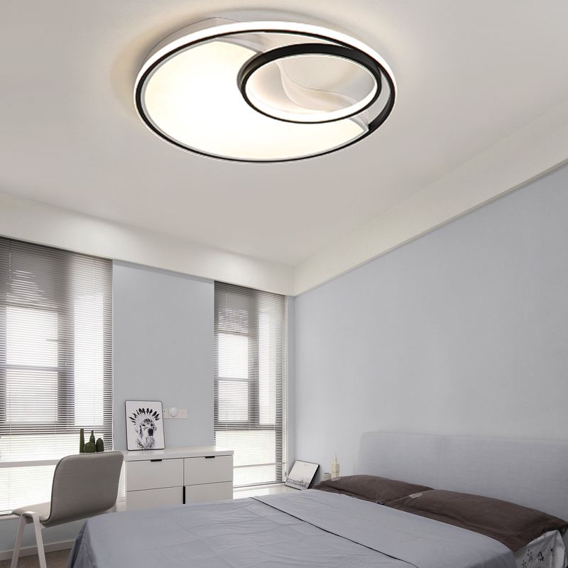 Sun Moon – plafonnier LED en acrylique, design moderne et Simple, luminaire décoratif de plafond, idéal pour une salle de bain, un couloir ou un couloir