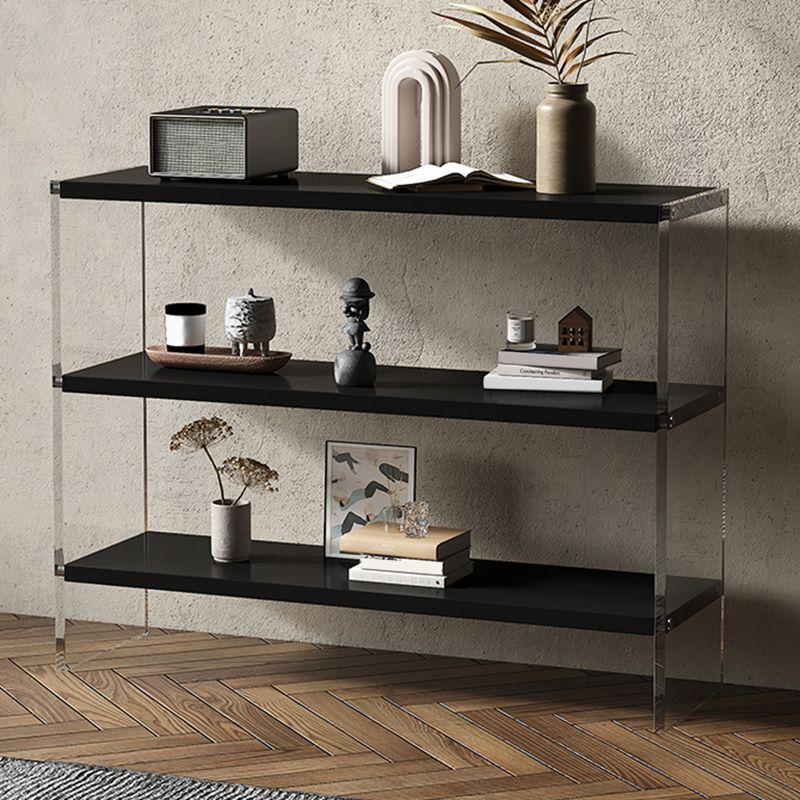 Rectangle Shape Contemporary Console Table Black/White Console Sofa Table