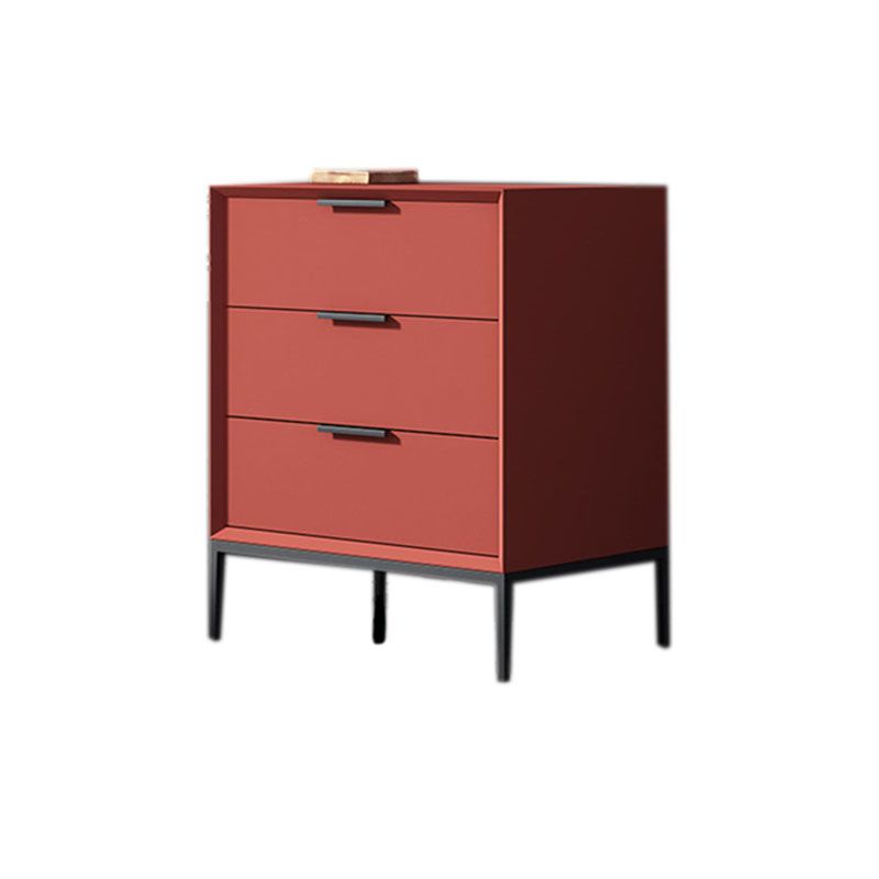 Contemporary Chest Vertical Bachelor's Chest with Metal Feet