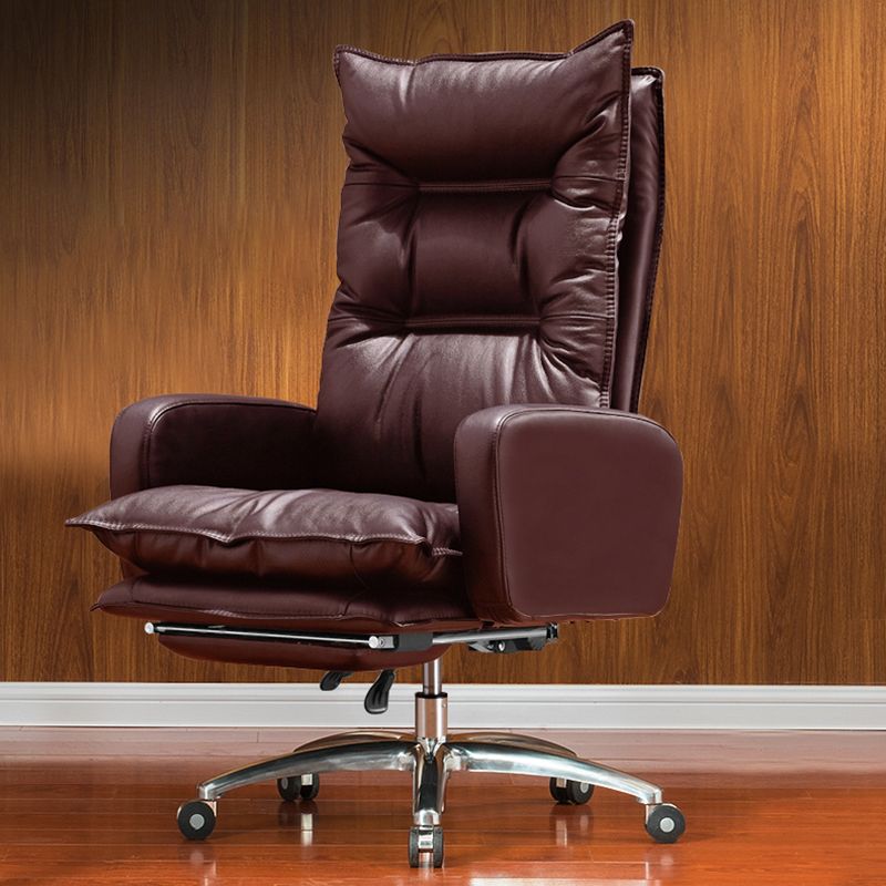 Modern Padded Arms Managers Chair Adjustable Seat Height Chair