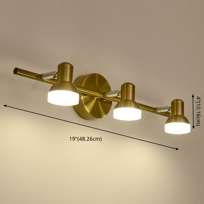 Bell Vanity Wall Lights Postmodern Simplicité Applexion murale acrylique pour salle de bain