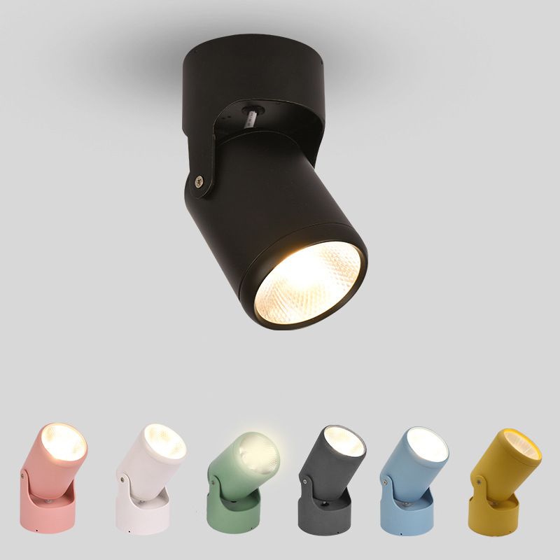 Ronde metalen inbouwlamp, eigentijdse 6,5 inch brede LED-inbouwverlichting voor gang in wit licht