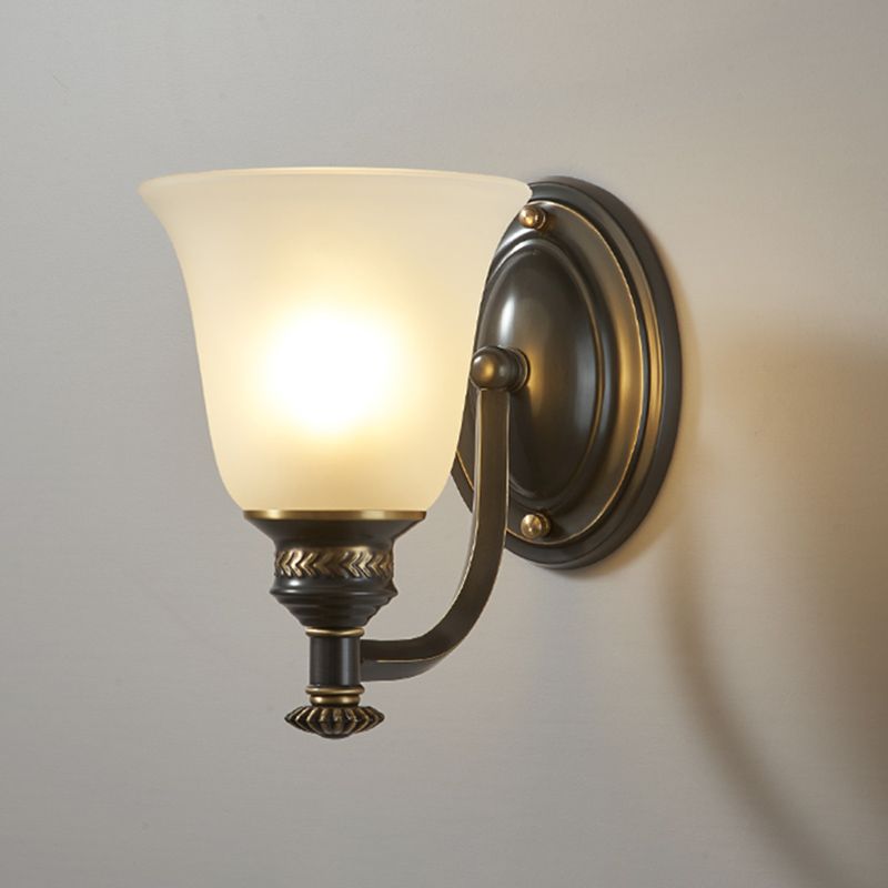 Frosted White Glass Leuchter Lichtkegel Industriewandleuchten für Wohnzimmer