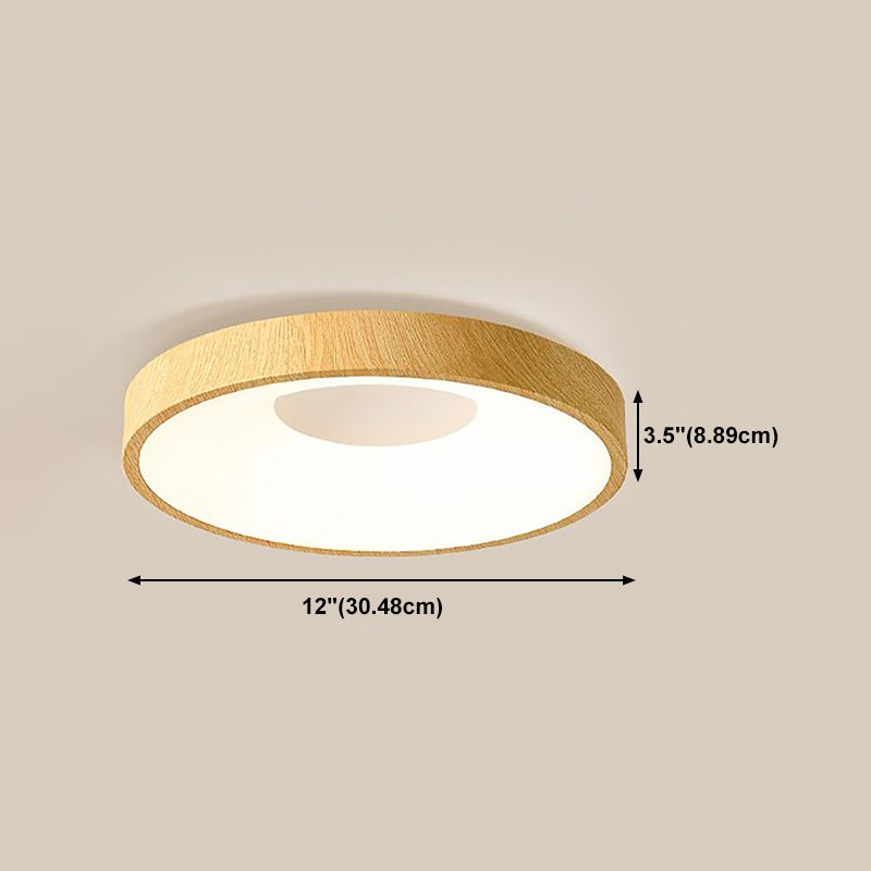 Nordic Geometric Shape Ceiling Light Aluminum LED Flush Mount Light for Bedroom