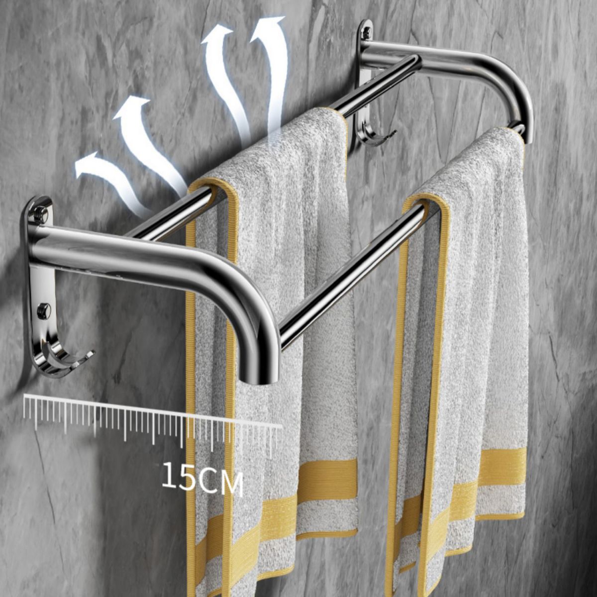 Modern Bathroom Accessory as Individualor as a Set Polished Chrome Bathroom Set