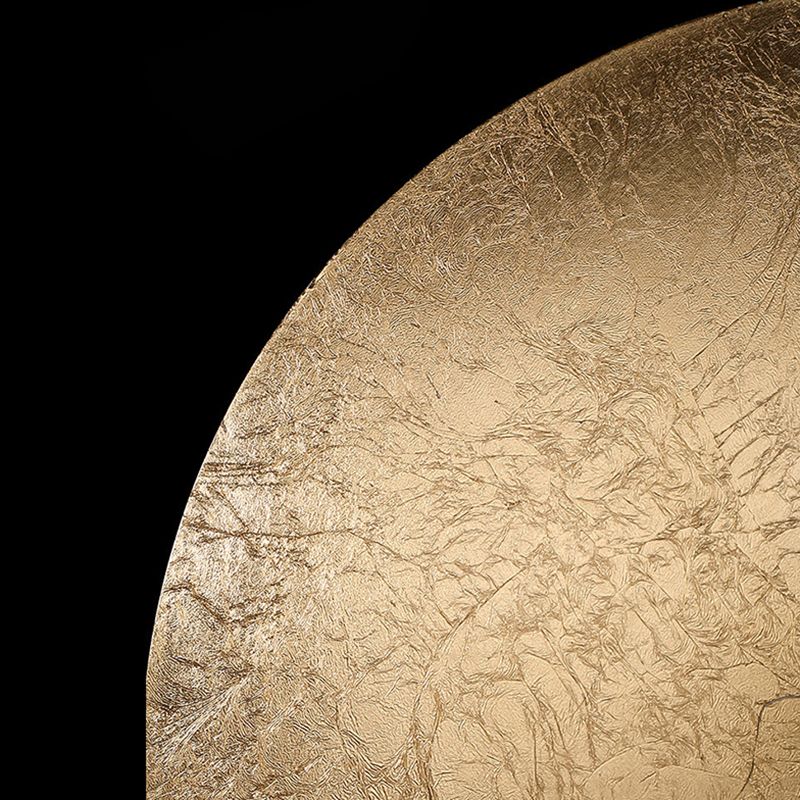 Modern Minimalist Style Circular Wall Sconce Lighting Metal Wall Mount Light for Bedroom