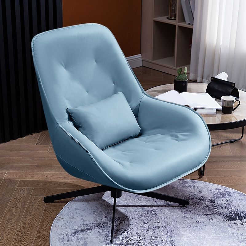 22.44"Wide*22.44"Deep Bonded Leather Armless Chair with Spider Base