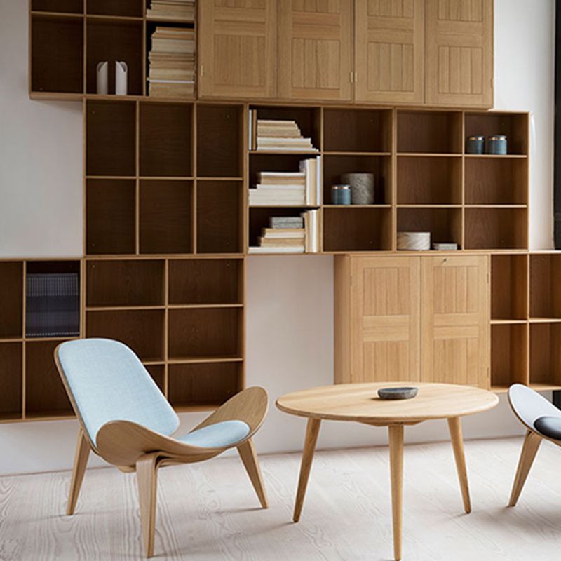 35.82" L x 32.28" W x 29.33" H Armless Side Chair Solid Wood Frame Accent Chair