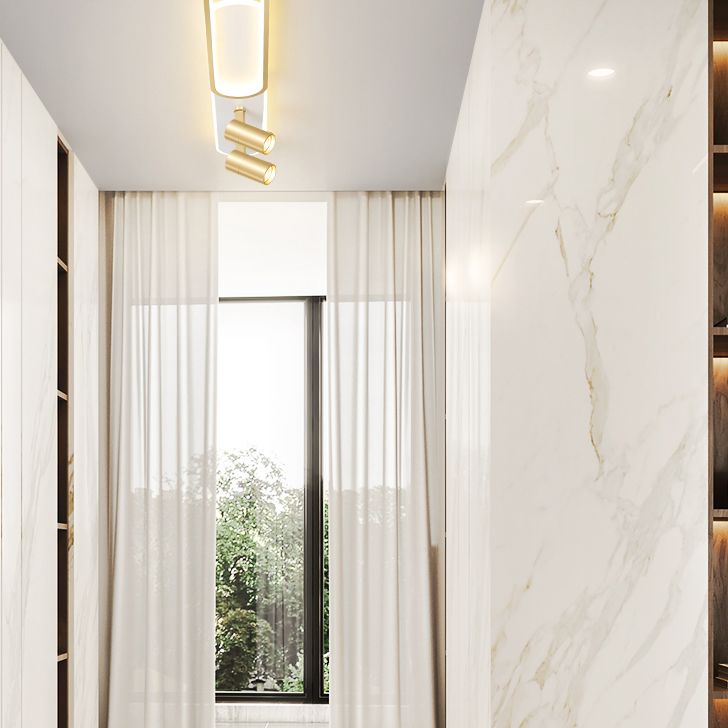 MODERNY SEMPLICITÀ LED OLLOGGIO LED SEMI FLUSH METALE LIGHITÀ IN IN INDIETTO