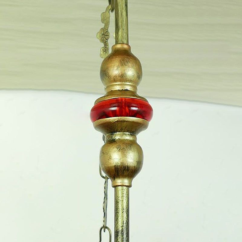 2/3 Luci 12 "/16" W Dining Room Lampada lampada lampada mediterranea Bronzo Bronzo Luce con tonalità in pietra a cupola