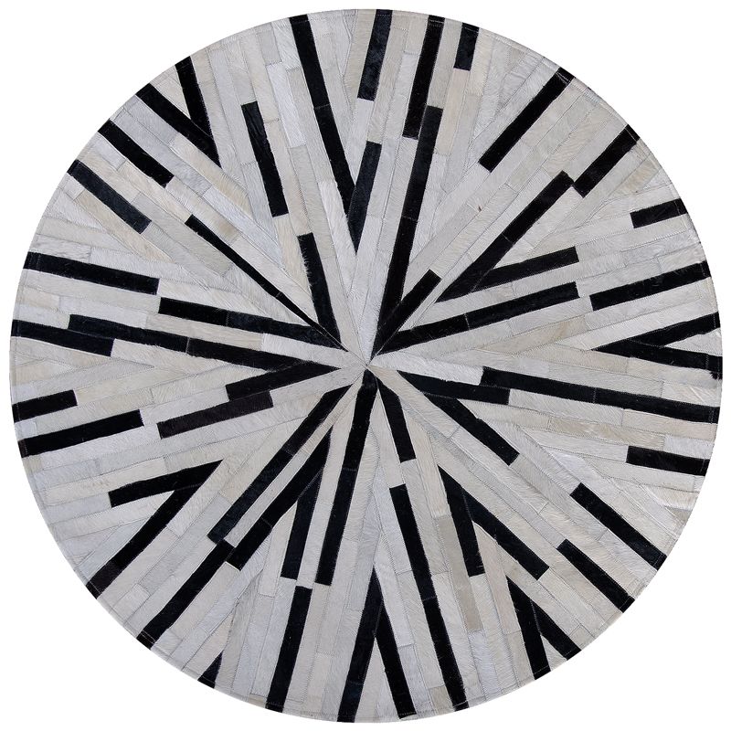 Zone colorée tapis géométrique motif blanc tapis de zone de soins de soins faciles pour le salon