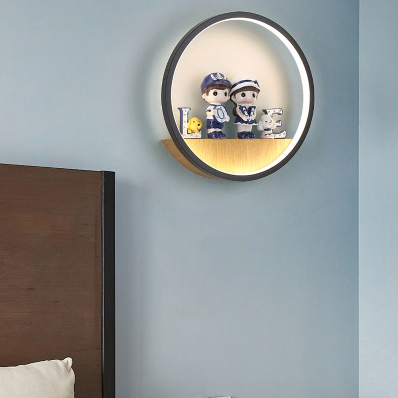 1 illuminazione da parete in metallo in stile moderno in stile moderno per soggiorno per soggiorno