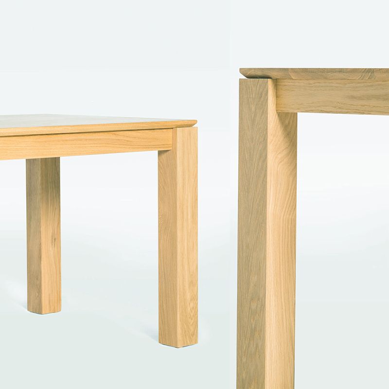 Rectangle 4 Legs Furniture Solid Wood Mid-Century Table for Dining Room