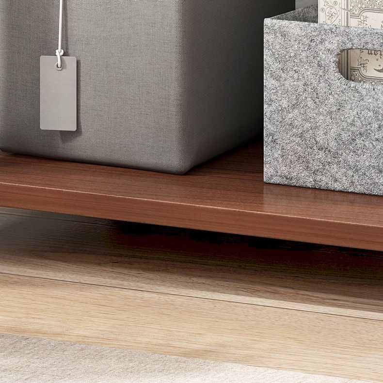 Ladder Wood and Metal Bookshelf, Multi Tiers Contemporary Bookcase for Living Room