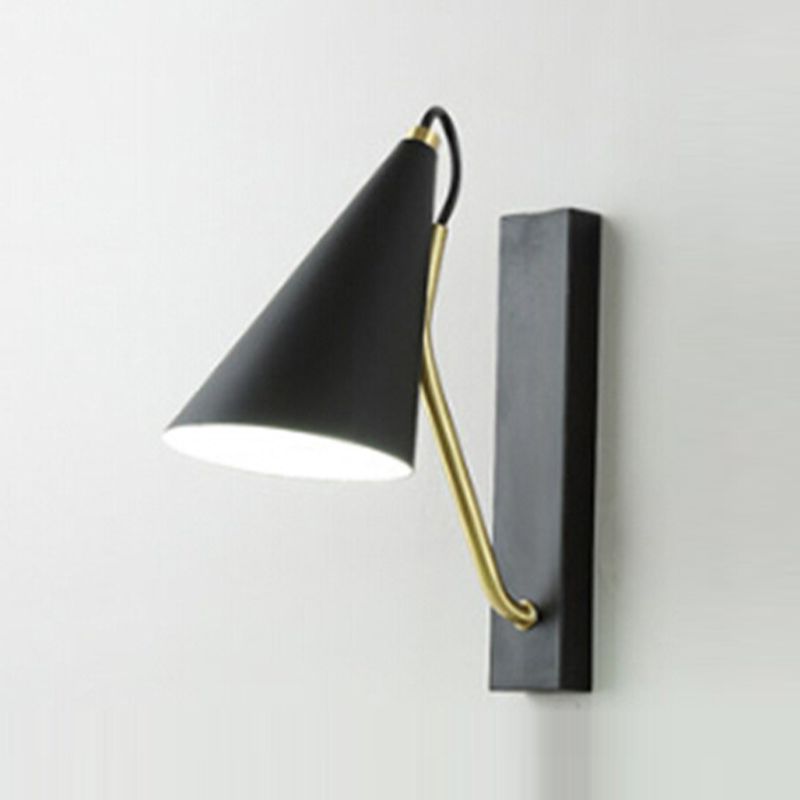 Metal Geometric Shape Wall Light Industrial Style 1 Light Wall Light Sconce