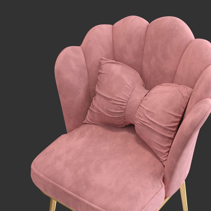 Silla de comedor tapizada de estilo escandinavo, silla individual con respaldo sólido para el hogar