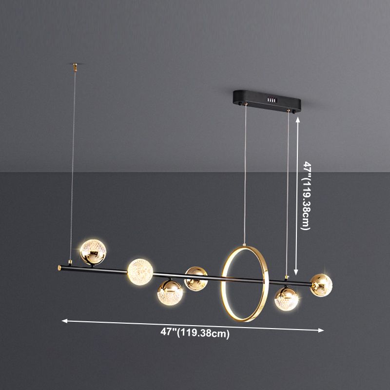 Lámpara de araña de comedor moderno nórdico LED LED SIMPLE LUCHE