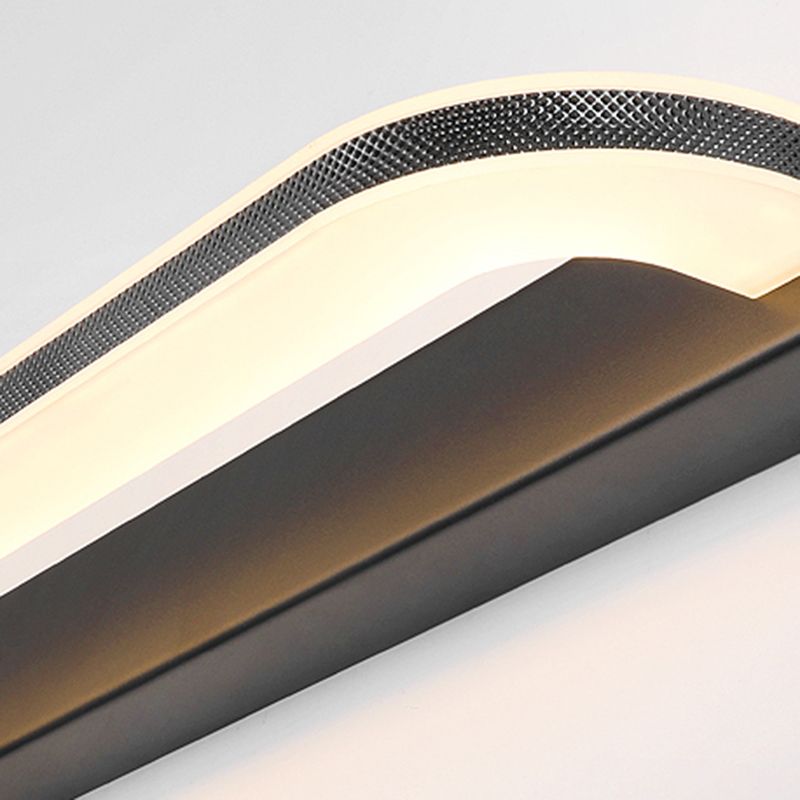 Éclairage de mur de miroir de style simple de style simple à 1 lumière