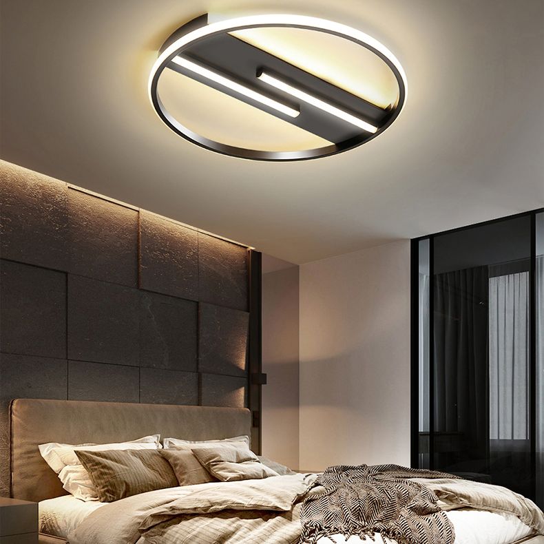 Moderno 3 luci a sfioramento del soffitto con tonalità acrilica per soggiorno