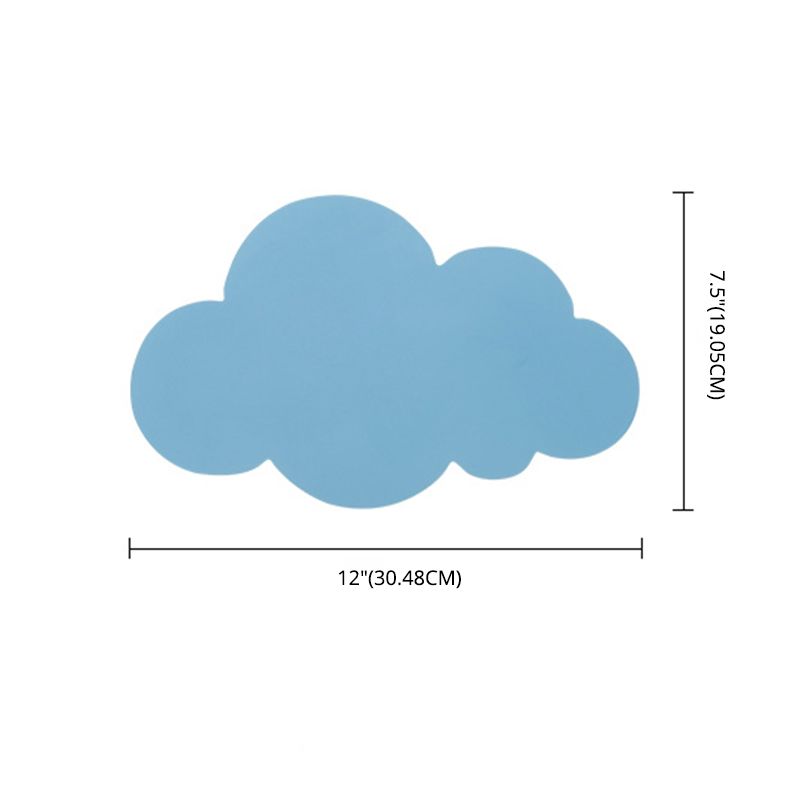 Cloud-shaped Wall Sconce Nordic Minimalist Style Iron 1 Light Sconces