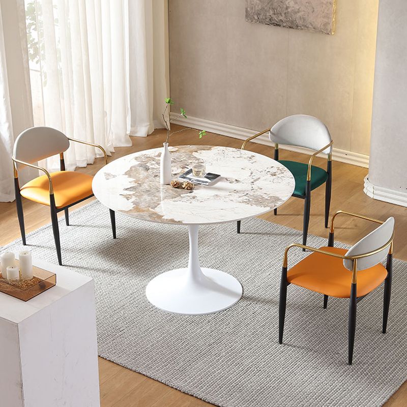 Ronde tulp Base Dinette Table Simplicity Style Dining Site Table voor binnen