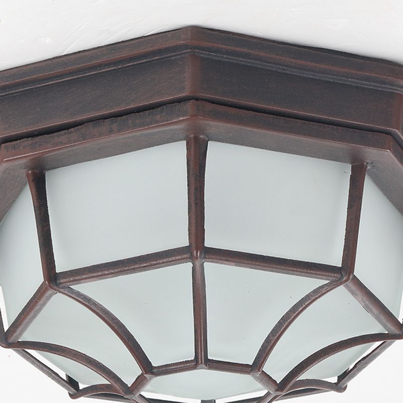 Plafonnier LED de Style Simple et moderne, luminaire d'extérieur antirouille à montage encastré