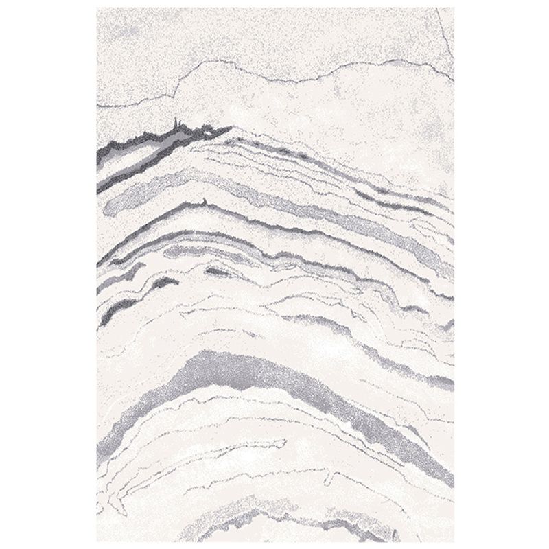 Multi Color Trendy Rug Polyster Abstract Printed Indoor Rug Pet Friendly Machine Washable Area Carpet for Parlor