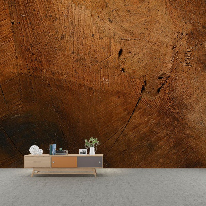 Wood Texture Mural Industrial Mildew Resistant for Decoration