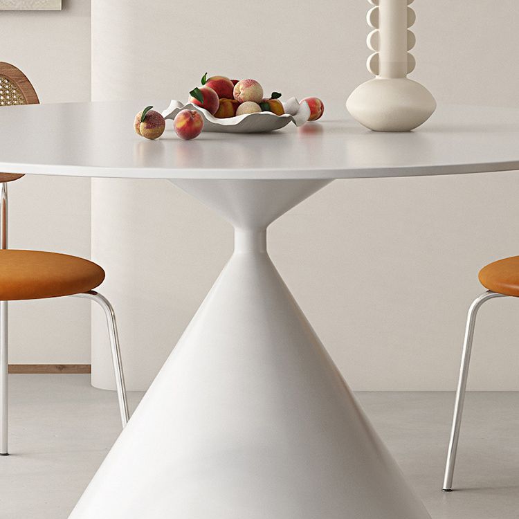 Modern Pedestal Round Dining Table Stone Table for Dining Room