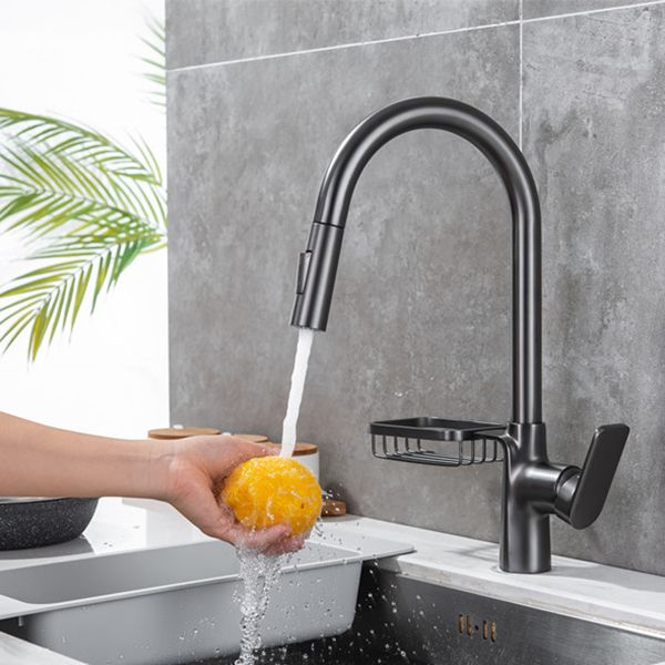 Modern Pull Down Kitchen Faucet Single Handle Faucet with Pull Out Sprayer