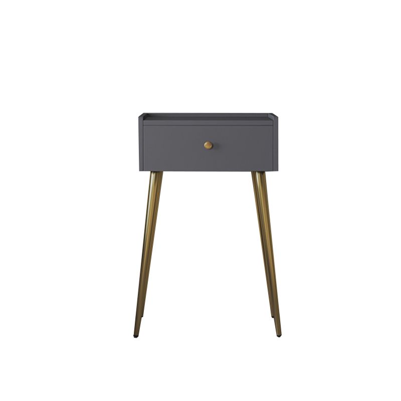 Rectangular Top Vanity Makeup Table - 30.7" Tall Vanity White/Grey Makeup Table