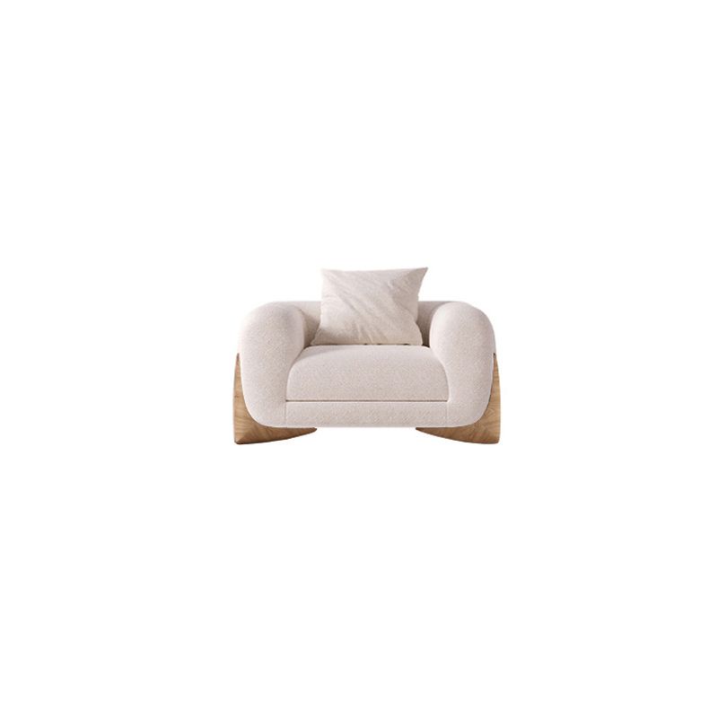 Modern Style Living Room Tuxedo Arm Loveseat Tight Back Seating