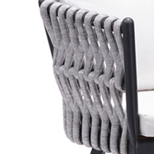 Boho 1/5/7 Pieces Metal Dining Set Stone Dining Table Set for Outdoor