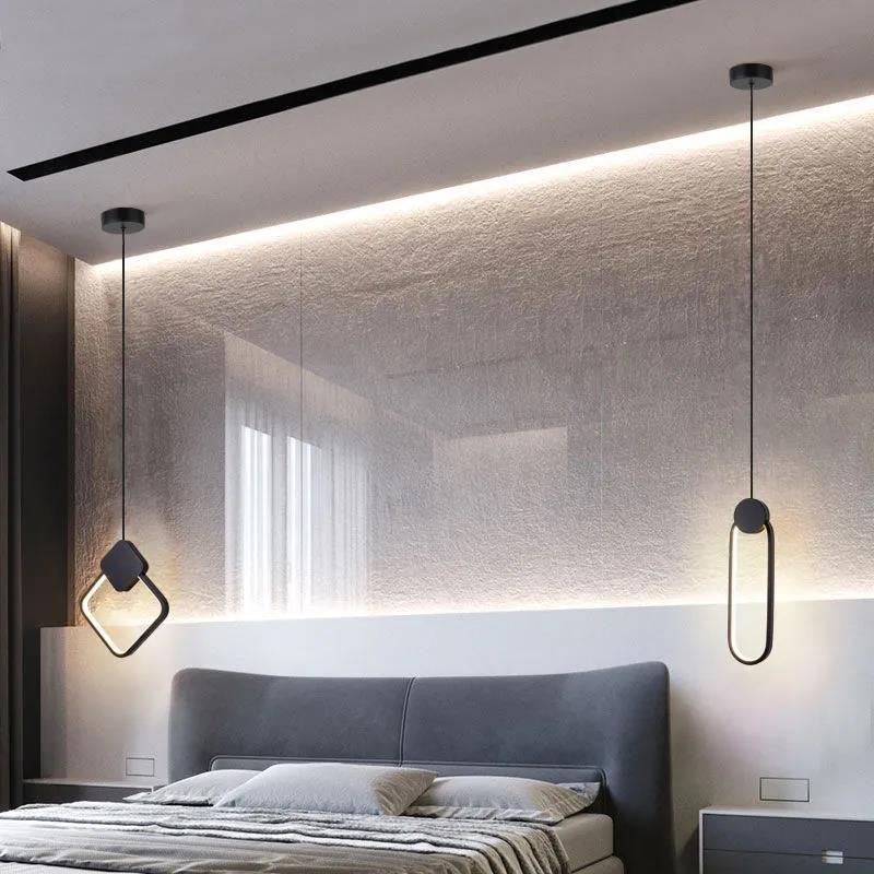 Simple Contemporary Single Head Pendant LED Pendant for Bar Study Room