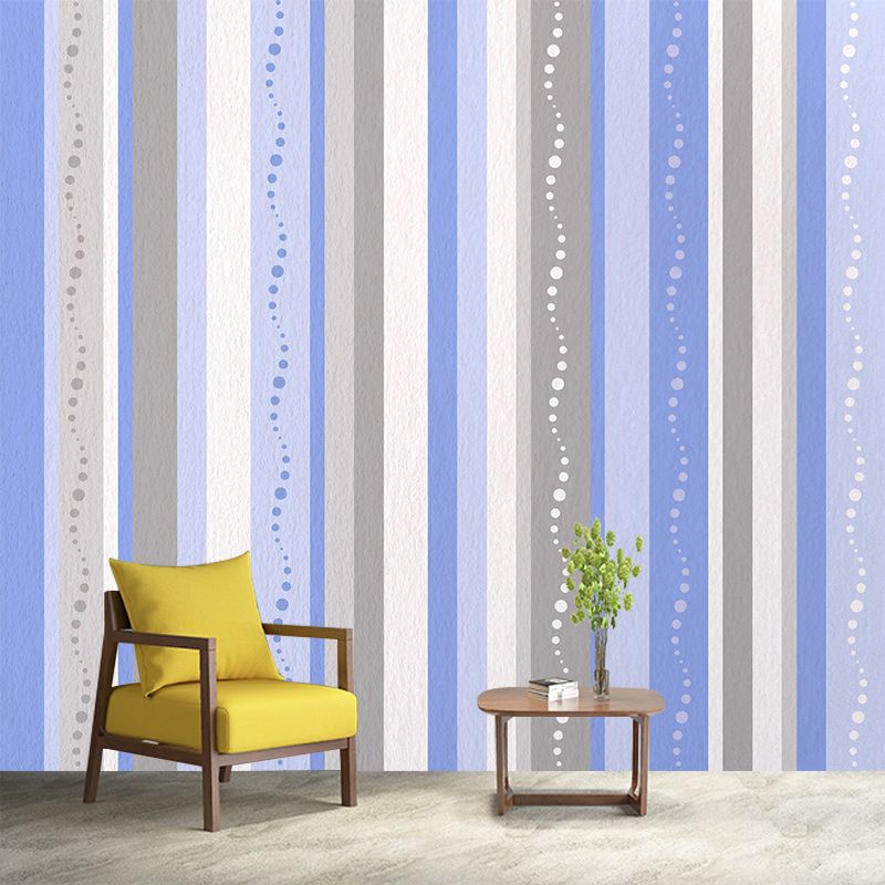 Modern Illustration Wallpaper Watercolor Texture Environment Friendly Bedroom Wall Mural