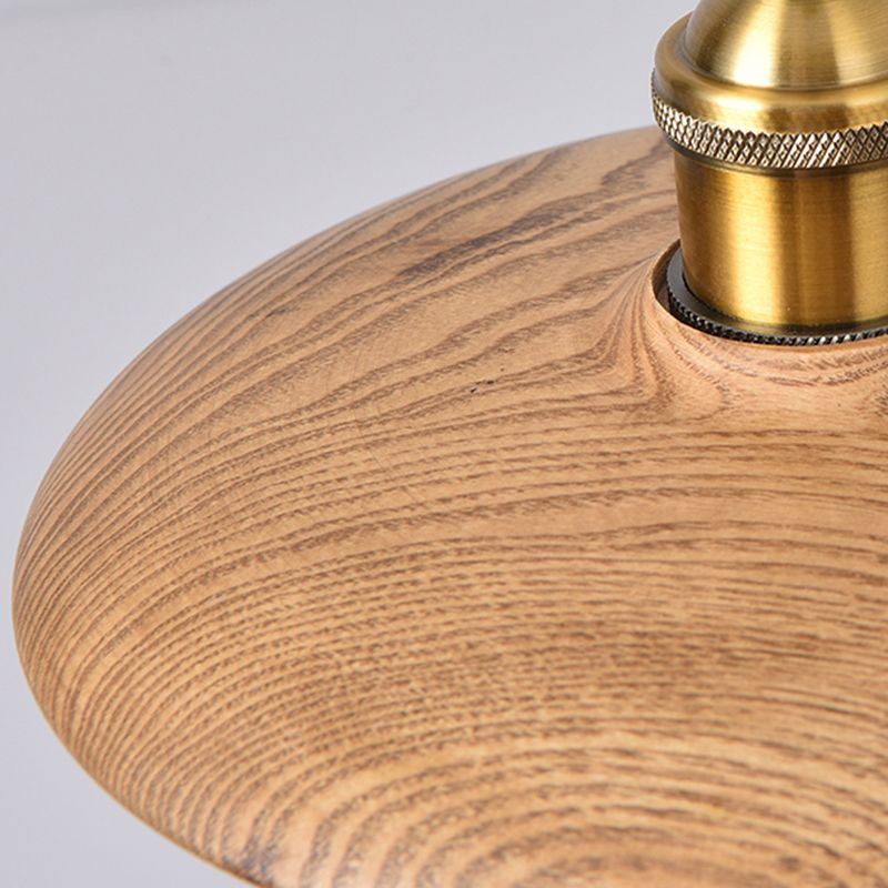 Simplicity Wooden Hanging Light Modern Pendant Lighting Fixture for Sitting Room