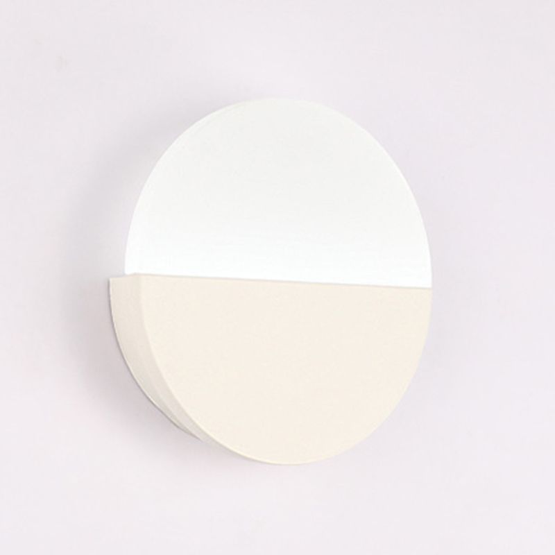 Luz de pared de forma del anillo Luz de montaje de pared de sombra acrílica moderna para el pasillo