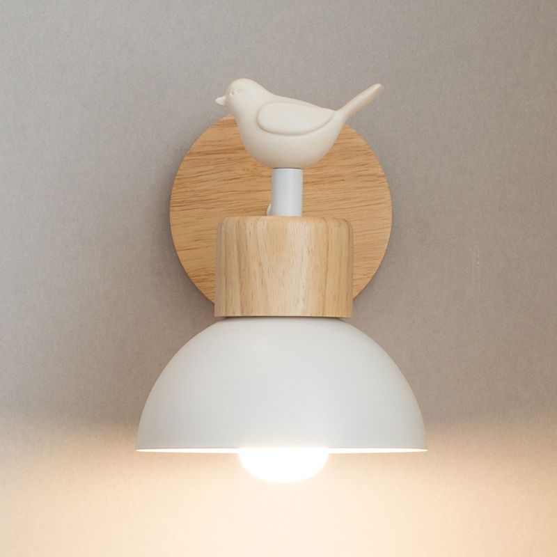 Modern Bowl Shape Wall Sconce Lights 1 Light Wall Light for Living Room