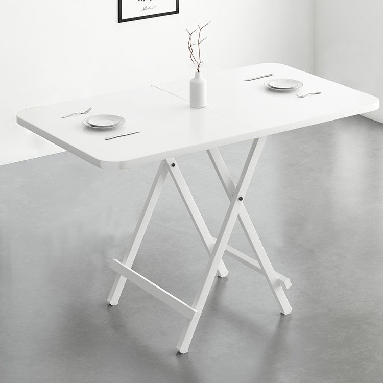 Modern Style Wooden Dining Room Set with Round Table Space-Saving Design Dining Table Furniture