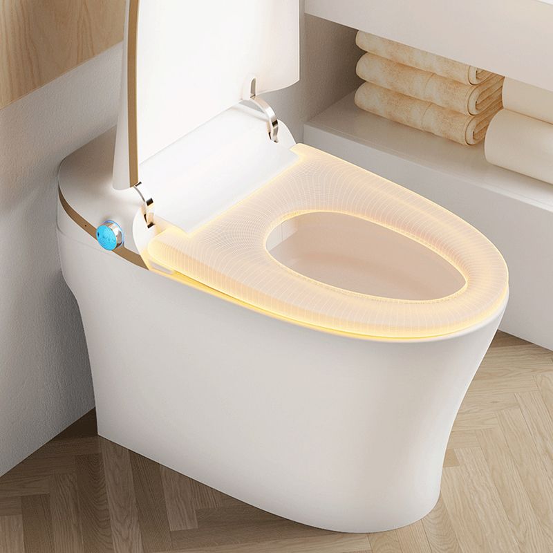 Modern Indoor Siphon Jet Toilet Bowl Floor Mounted All-In-One Toilet