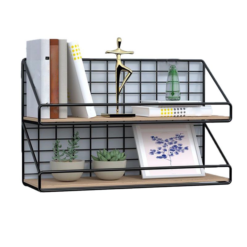 Modern Metal Bookcase, Geometric Bookshelf for Any Room, 6.5" W