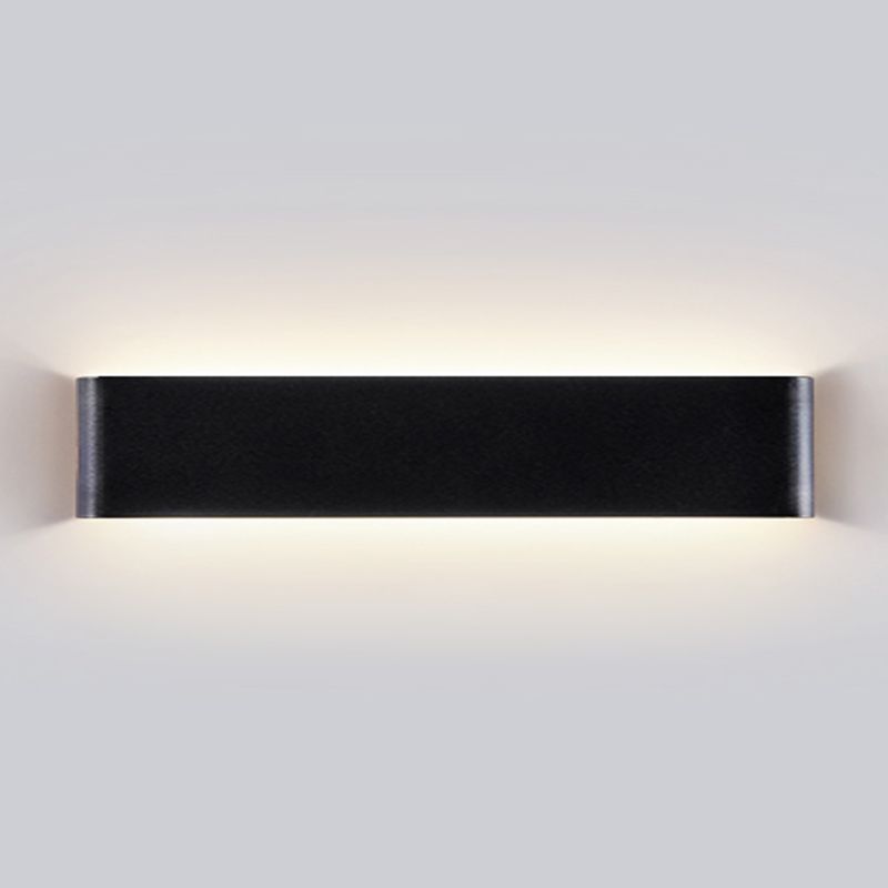Metal Square Wall Lighting Modern 1 Light Wall Mounted Light Fixture
