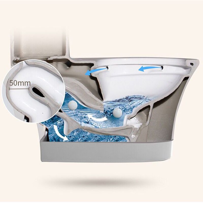 Traditional One-Piece Flush Toilet Floor Mount Urine Toilet for Bathroom